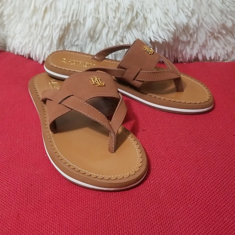 Ralph Lauren Brown Sandals - Picture 4 of 10